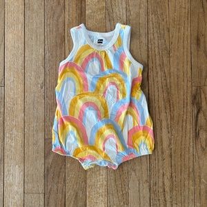 Tea collection rainbow romper